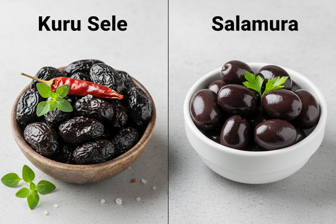 Tadıbaşka Lezzet Sırrı: Kuru Sele mi, Salamura mı? Siyah Zeytin Farkı Nedir?