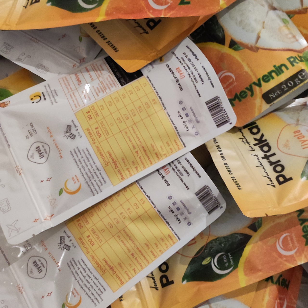 Liyola Dondurularak Kurutulmuş Portakal 20g