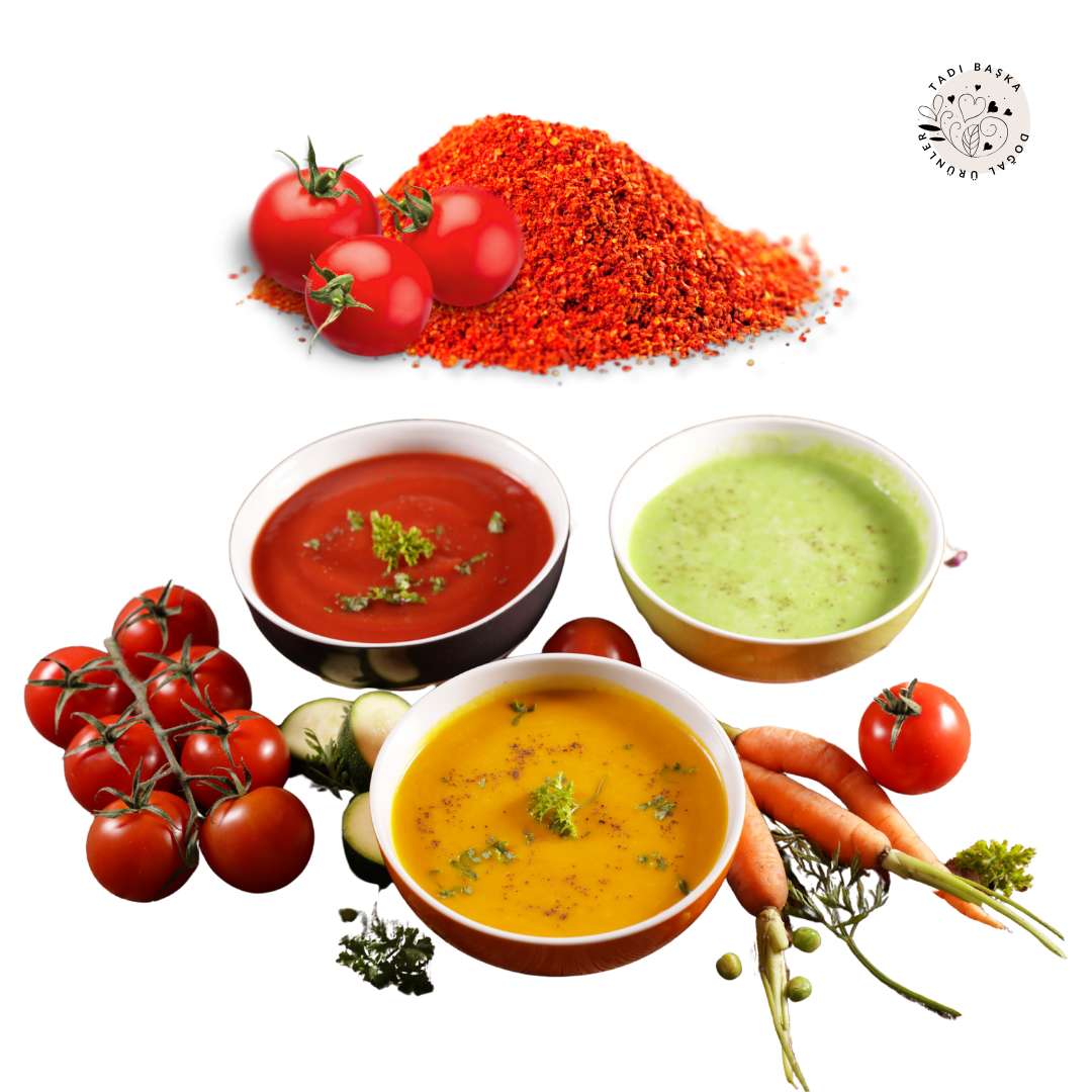 Ev Yapımı Kurutulmuş Domates Tozu 50 Gr