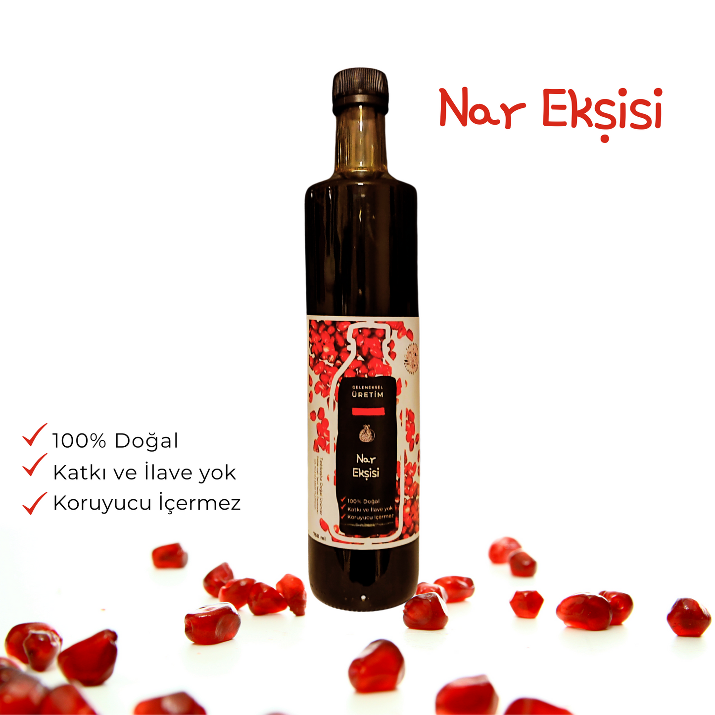 Geleneksel Yöntemlerle Üretilen Doğal Nar Ekşisi