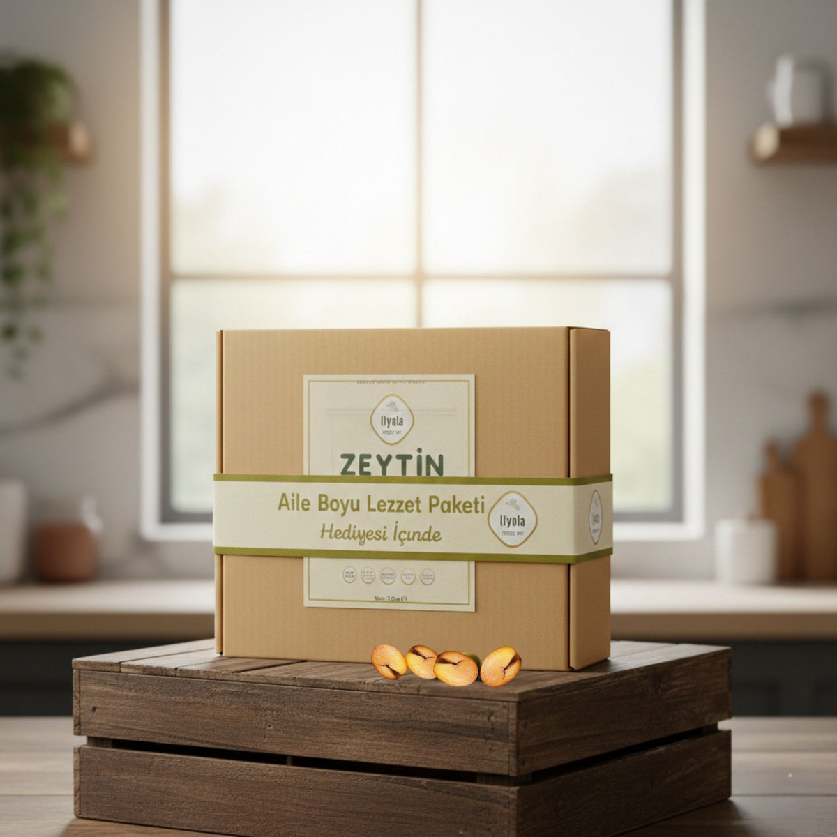 Liyola Freeze Dry El Kırması Çekirdeksiz Yeşil Zeytin, Artisan Collection Dondurularak Kurutulmuş Çıtır Zeytin 30g