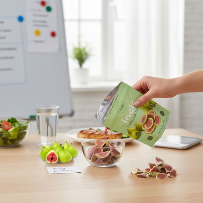 Liyola Dondurularak Kurutulmuş Mut Beyazı İncir – Şeker İlavesiz, Katkısız, Doğal Atıştırmalık, 30 g