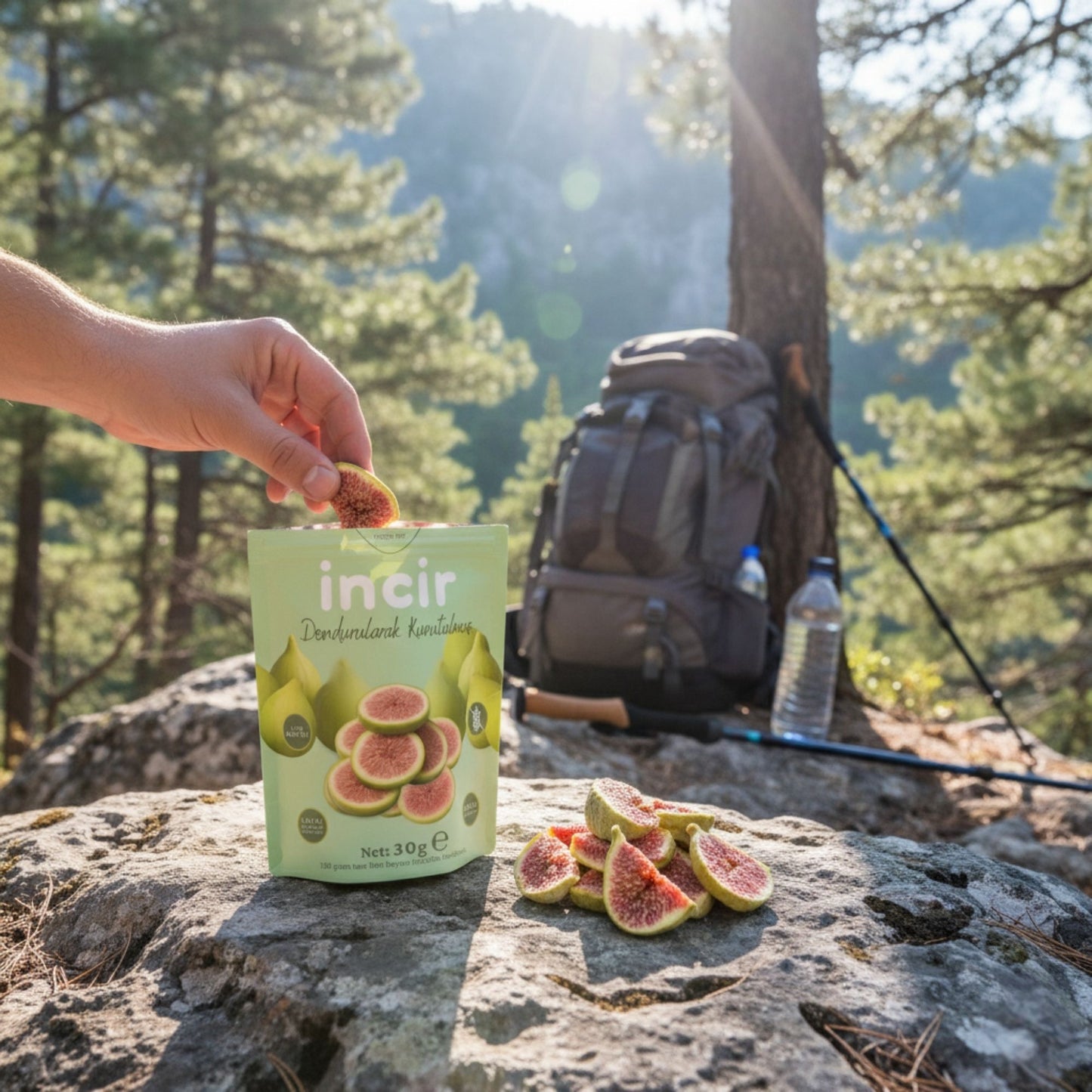 Liyola Dondurularak Kurutulmuş Mut Beyazı İncir – Şeker İlavesiz, Katkısız, Doğal Atıştırmalık, 30 g