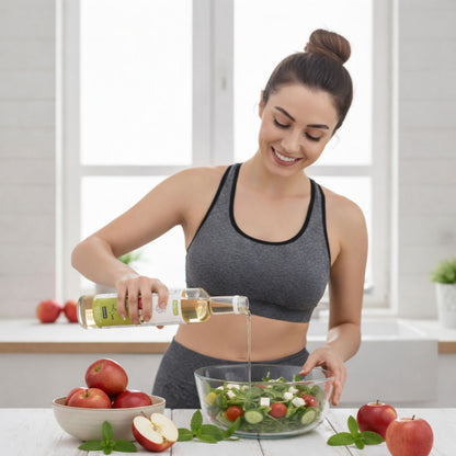 Tadıbaşka Yayla Elma Sirkesi – Doğal Fermente, Filtresiz, Katkısız (500 ml / 750 ml)