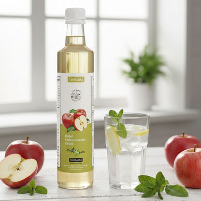 Tadıbaşka Yayla Elma Sirkesi – Doğal Fermente, Filtresiz, Katkısız (500 ml / 750 ml)