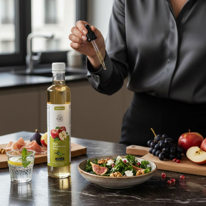 Tadıbaşka Yayla Elma Sirkesi – Doğal Fermente, Filtresiz, Katkısız (500 ml / 750 ml)