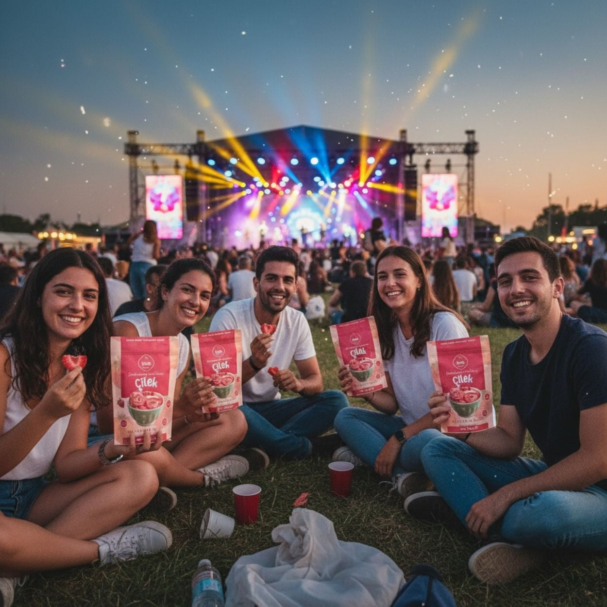 Liyola Freeze Dry Çilek 15 g | Dondurularak Kurutulmuş, Şeker İlavesiz Doğal Atıştırmalık