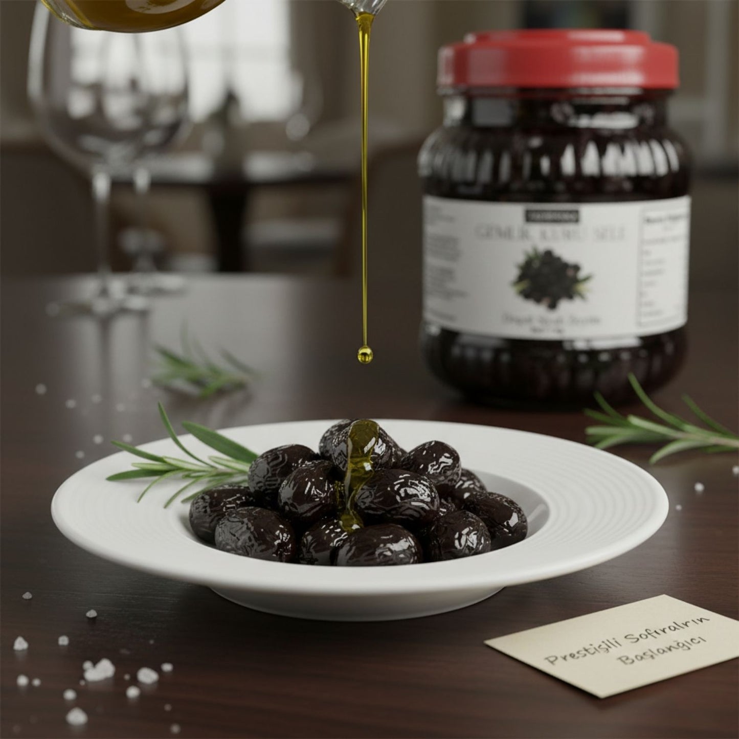 Gemlik İri Taneli Sele Zeytin – Az Tuzlu (1 Kg)