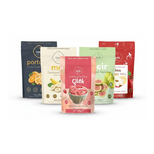 Liyola Freeze Dry 5'li Karışık Avantaj Paketi - %100 Doğal Meyve Seti