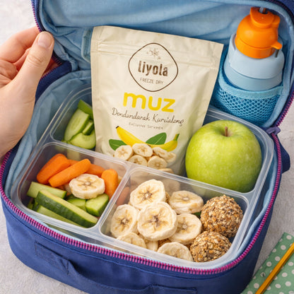 Liyola Freeze Dry Dondurularak Kurutulmuş Muz | %100 Doğal, Şekersiz-20g