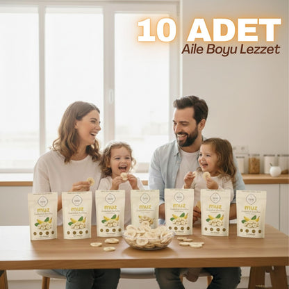 Liyola Freeze Dry Dondurularak Kurutulmuş Muz | %100 Doğal, Şekersiz-20g