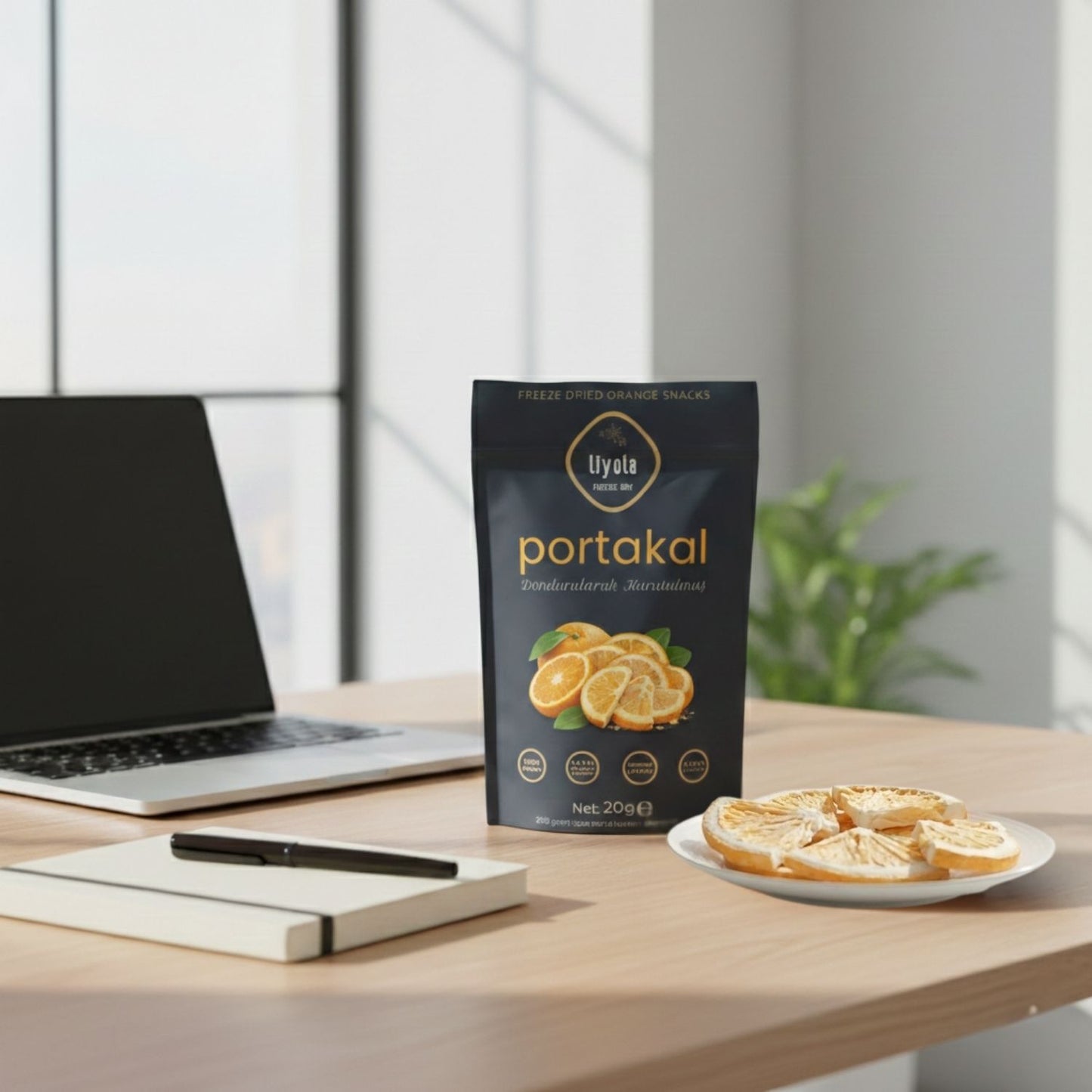 Liyola Freeze Dry Dondurularak Kurutulmuş Portakal Dilimleri – 20g