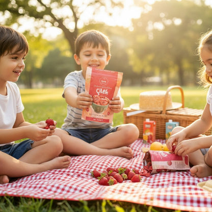 Liyola Freeze Dry Çilek 15 g | Dondurularak Kurutulmuş, Şeker İlavesiz Doğal Atıştırmalık