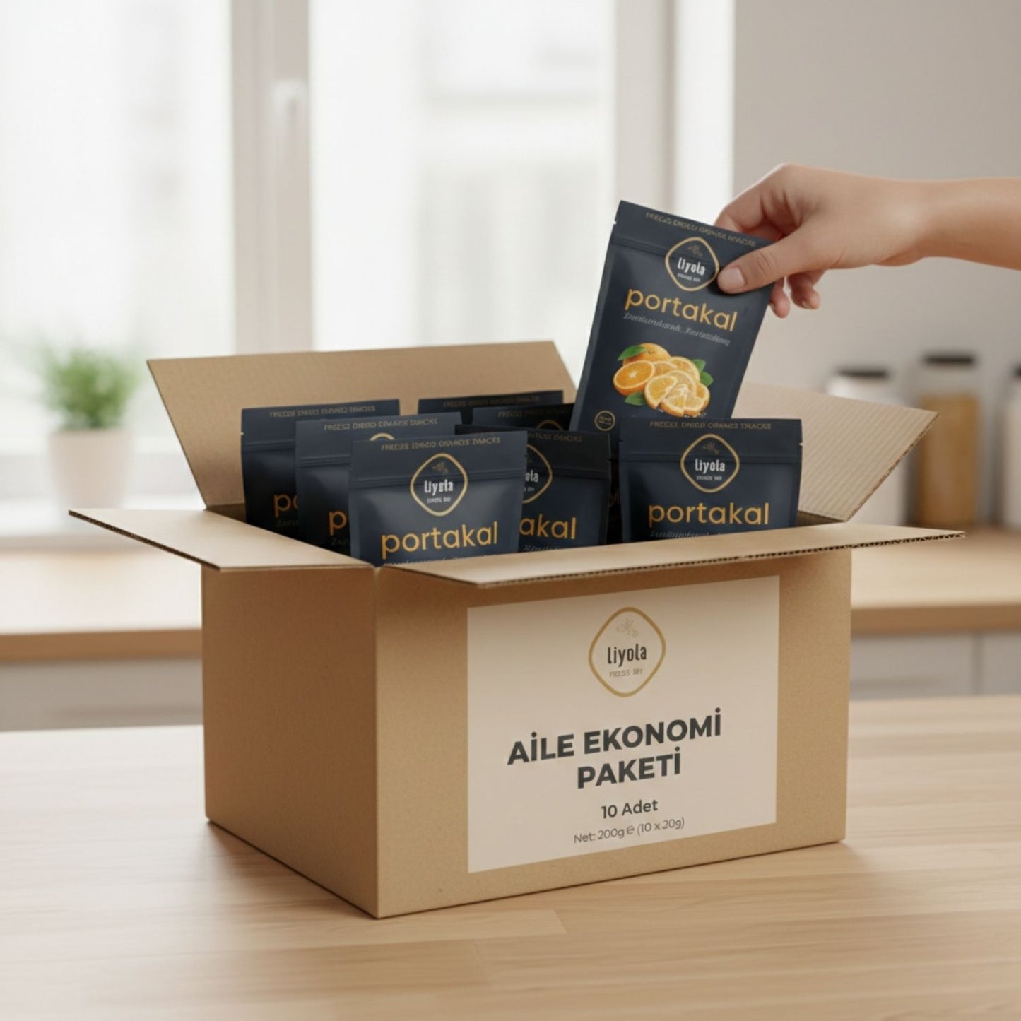 Liyola Freeze Dry Dondurularak Kurutulmuş Portakal Dilimleri – 20g