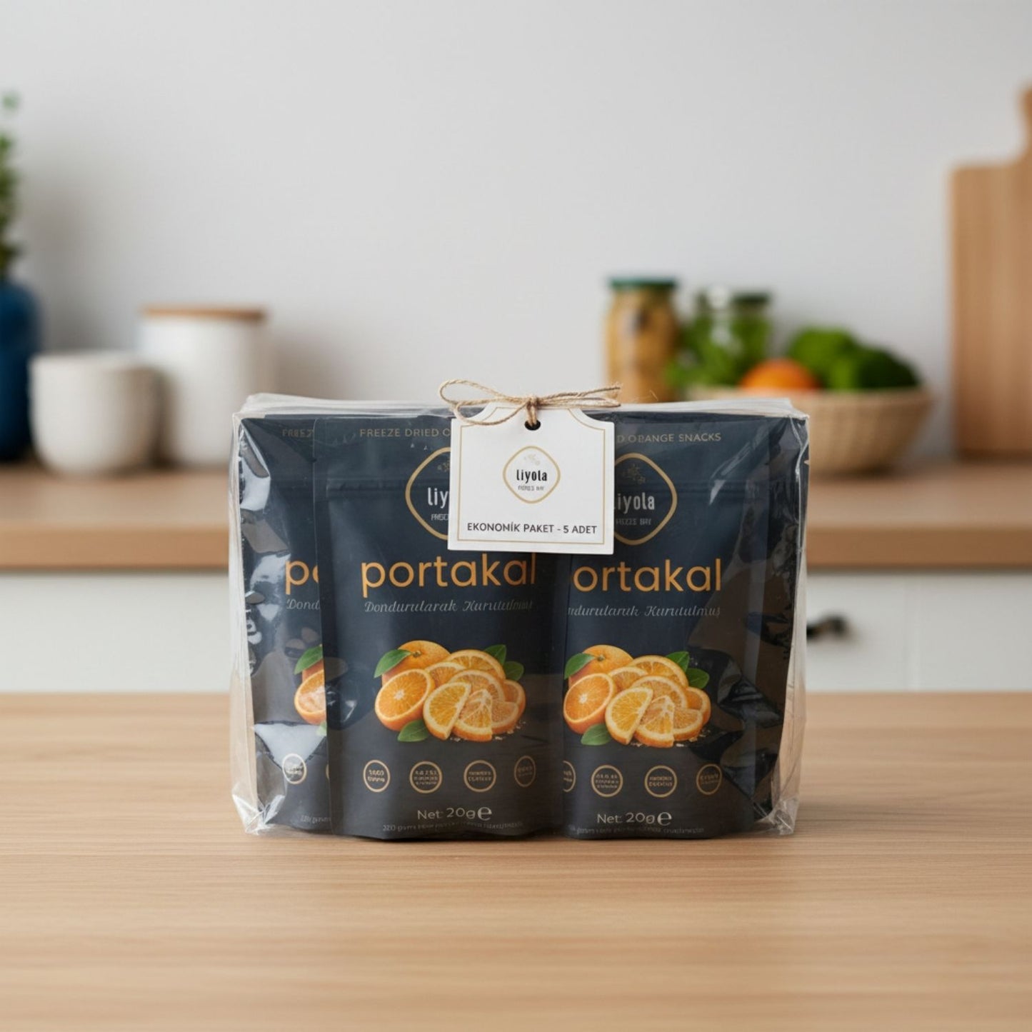 Liyola Freeze Dry Dondurularak Kurutulmuş Portakal Dilimleri – 20g