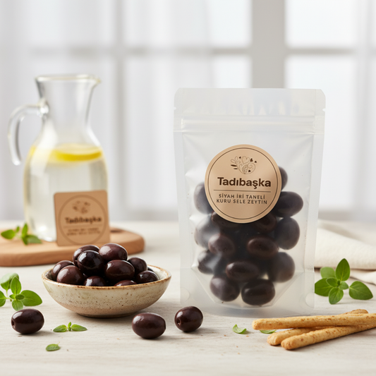 Ayvalık Kuru Sele Siyah Zeytin – Katkısız ve Doğal Gurme Lezzet