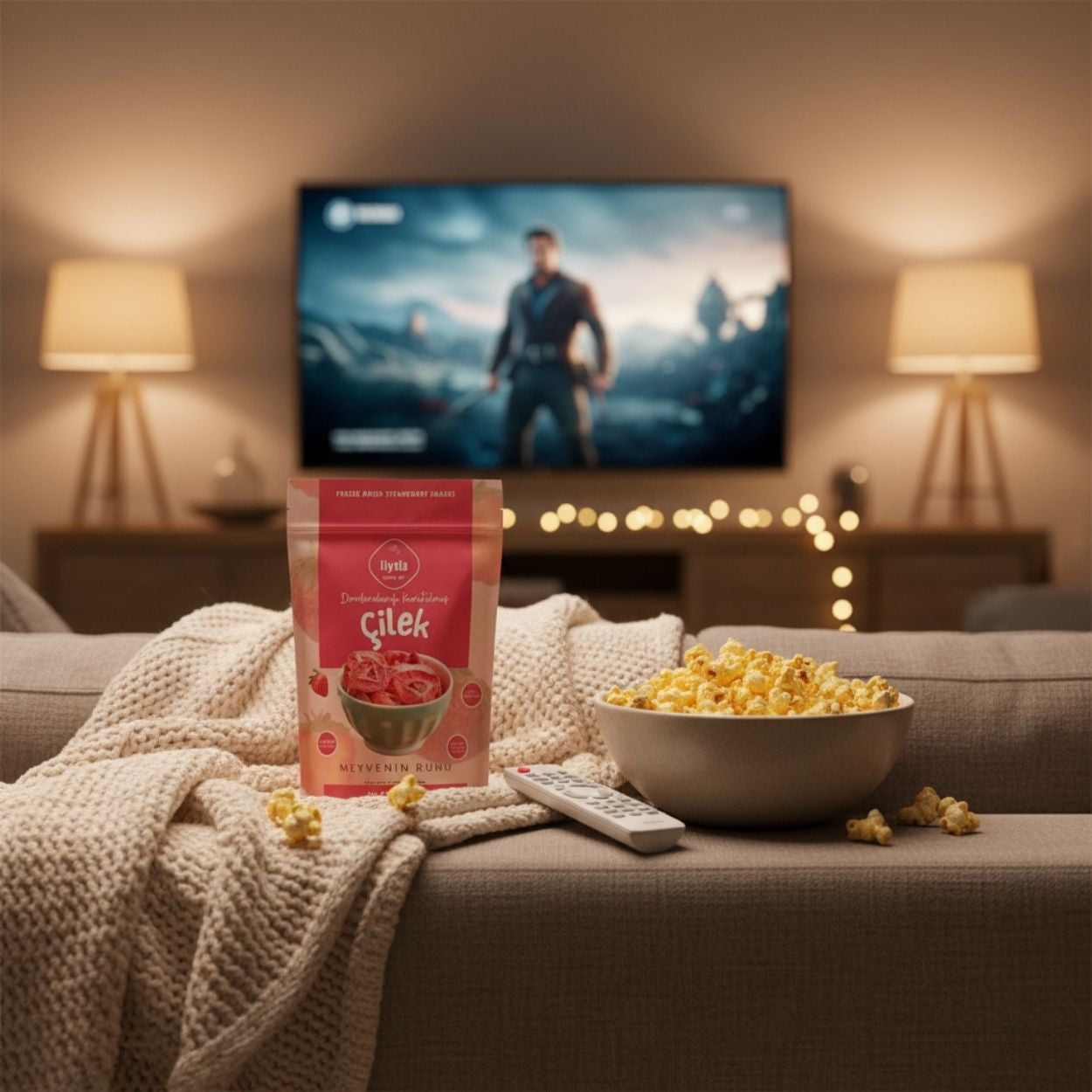 Liyola Freeze Dry Çilek 15 g | Dondurularak Kurutulmuş, Şeker İlavesiz Doğal Atıştırmalık