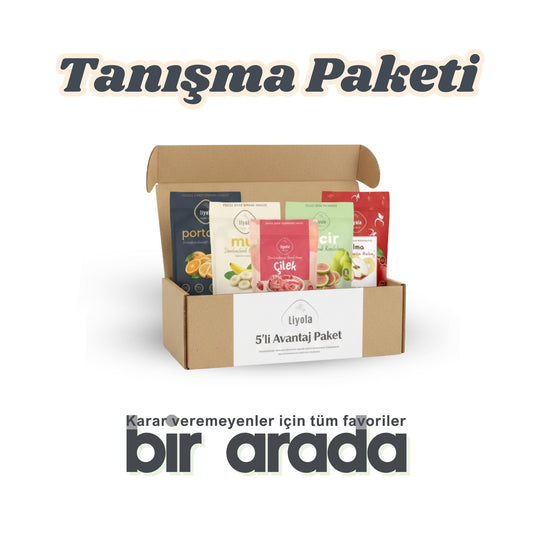 Liyola Freeze Dry 5'li Karışık Avantaj Paketi - %100 Doğal Meyve Seti