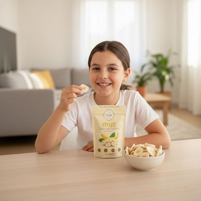 Liyola Freeze Dry Dondurularak Kurutulmuş Muz | %100 Doğal, Şekersiz-20g