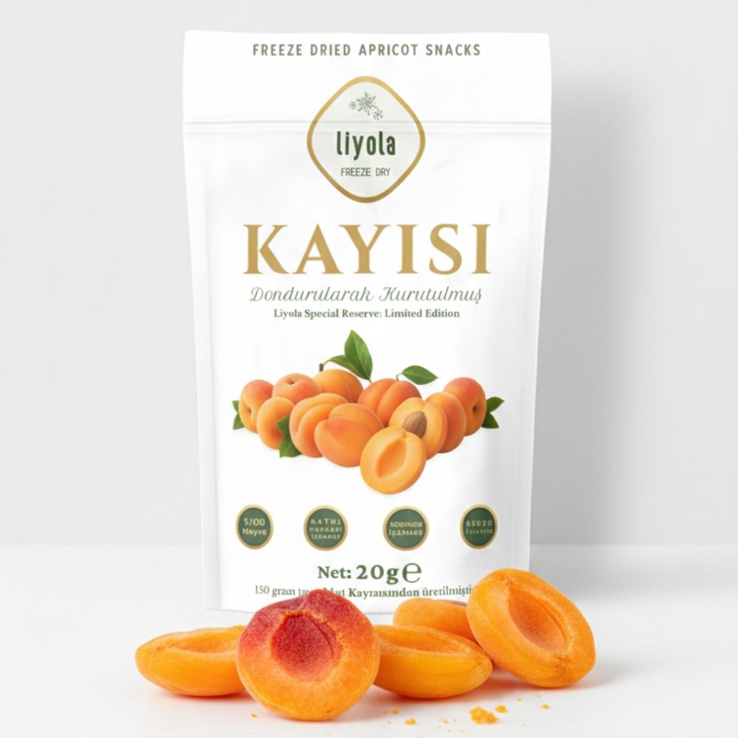 Liyola Özel Rezerv, Sınırlı Üretim Dondurularak Kurutulmuş Kayısı