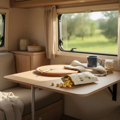 Liyola Artisan Collection | Dondurularak Kurutulmuş El Kırması Çekirdeksiz Yeşil Zeytin