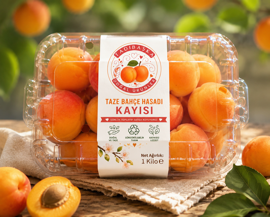 Tadıbaşka Doğal Taze Kayısı - Aldeniz & Çağatay Bey Gurme Serisi (1 kg)